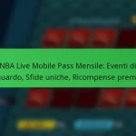 NBA Live Mobile Pass Mensile: Eventi di traguardo, Sfide uniche, Ricompense premium