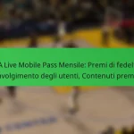 NBA Live Mobile Pass Mensile: Premi di fedeltà, Coinvolgimento degli utenti, Contenuti premium