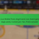 NBA Live Mobile Premi degli Eventi Live: Eventi generati dagli utenti, Contest per i fan, Premi esclusivi